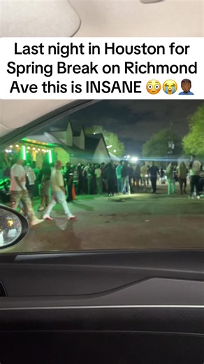 Spring Break Madness Takes Over Houston Streets