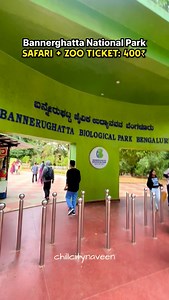 147K views · 138 reactions | Just 20km from Bengaluru Safari and Zoo, Bannerghatta National Park Safari + Zoo Ticket: 400₹ (Butterfly park, Bannerghatta National park, Safari, day outing in Bengaluru, must visit) #thingstodoinbangalore #nammabengaluru #weekendgetaway #bannerghattanationalpark #bannerghattabutterflypark #butterflypark #Zoo #safari #chillcitynaveen #bannerghatta #zoo #safari | Chill City Naveen | Facebook