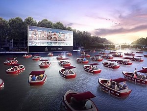 Paris-Plages Turns the Seine Into a Floating Movie Theater, Complete with Electric Boats, This Summer