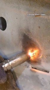Welding some small holes in the 1980 Opel Kadett Historic Rally Car exposed under sound proofing in the bulkhead which must act as a firewall between engine bay and interior using my Jefferson Tools 185 Amp Mig welder from E Fox Engineers Ltd. | Vantage Point Video Garage