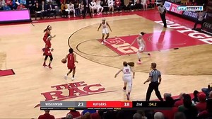 Rutgers Mael Giles Buzzer Beater Layup vs Wisconsin | Big Ten Network | Facebook