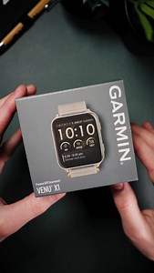 2.2K views · 391 reactions | A fresh take on the Venu X1: soft gold with a titanium caseback (and that all important French grey nylon band) | Garmin | Facebook