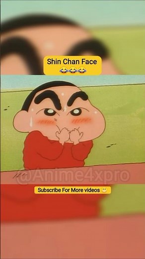 Shin Chan Face 😂😂😂 #shinchan #shinchanlover #shinchanshorts
