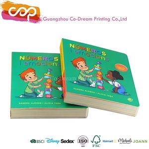[Hot Item] Customized Number Cognitive Children Board Book Printing