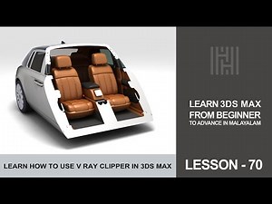 3Ds Max Tutorial Lesson 70 / Learn How To V Ray Clipper In 3Ds MAX