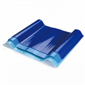 [Hot Item] Transparent Customized-Color High Performance Anti-Corrosion Film FRP Corrugated Roofing Sheet