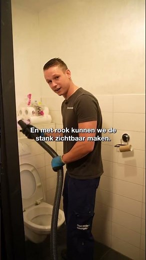Rookdetectie met Van der Velden! #vandervelden #riool #rioolreiniging #rookdetectie #fyp