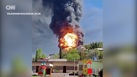 Toxic fumes in Russian Black Sea town after oil refinery attacks