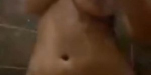 Ebony Hot Sexy Solo Strip shower Dildo Toy (Mekeilah Love)