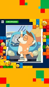 Che Spasso! Si balla! 🎶 Con Bluey è sempre bello divertirsi 💕 Anche tu fai i balletti con mamma e papà? Scrivicelo nei commenti 👇 📌 Disponibile su RaiPlay 👉 https://bit.ly/BLUEY_Fb | Rai_Yoyo