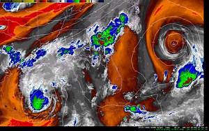 16K views · 73 reactions | While some showers and thunderstorms were able to form earlier along the Gulf coast, conditions were pretty quiet this evening overall. Notice how dry air from the Atlantic continues to spread into the area due to an upper level disturbance southwest of Bermuda. | US National Weather Service Tampa Bay Florida | Facebook