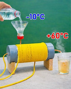 107K views · 1K reactions | Free Hot Water 24/7! Insert The Copper Pipe Into The Coil And Get Free Hot Water FOREVER | King Homemade | Facebook