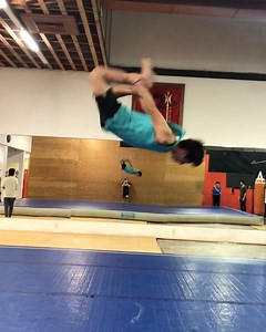 Tanner Witt on Instagram: "Standing rodeo backflip punch dub front on airtrack from last night at @jamovement  Filmed by- @_tanner_robart_ #joiningallmovement #flips #tricking #airtrack #losangeles #2020 #motivation"