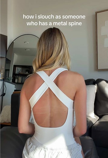 At least I get a lot of compliments about how good my posture is #scoliosissurgery #dallascontentcreator #scoliosis #scoliosisawareness