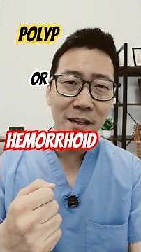 Difference Between POLYP and HEMORRHOID. #hemorrhoid #polyps #bump
