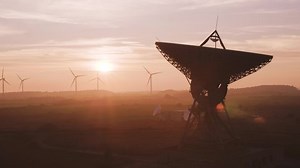 Cinematic Aerial Massive Satellite Dish Pointing Stock Footage Video (100% Royalty-free) 1051835422 | Shutterstock