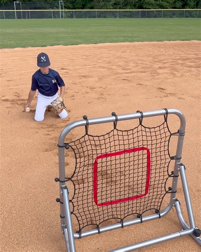 The portable PRO Rebounder.⚾️🥎 Get reps in anywhere with our lightweight design, helping athletes easily work on multiple fielding drills. ✅ Whether you're a parent, player or coach... shop with Maximum Velocity Sports today. Everything you need, all in one place with Free US Shipping on all orders $75 . | Maximum Velocity Sports