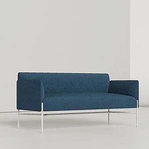 [Hot Item] Dinner Booths Sofa Seat with Metal Legs American Retro Diner