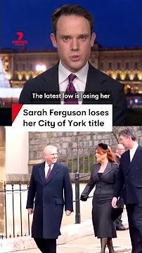Sarah Ferguson stripped of City of York title