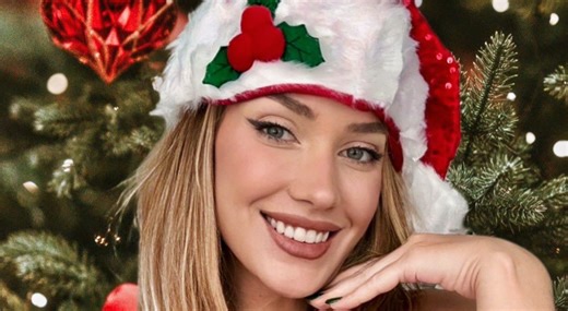 Paige Spiranac Slips Into Naughty Christmas Wear For The Holidays [PHOTOS]