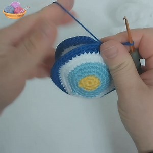 Crochet evil eye bead keychain making 👌💯🧿🧿🧿 | Knitting And Crochet