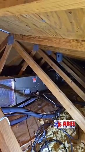 Cleaned up this attic and system nicely 🤝 #hvac #hvacinstall #hvaclife #ruud #hvactechnician #hvacinstallation #hvacinstaller #hvaccontractor #anothergreatinstall #raisingthebar #rotondawestfl #englewoodfl #englewood #rotondawest #southgulfcove #gulfcovefl | Abel Air & Heat