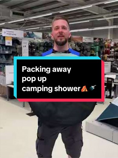 Pack Your Pop-Up Shower Fast: Twist-and-Fold Technique
