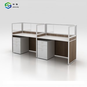 [Hot Item] Sleek Office Furniture Designs 2 Person Cubicle Office Desk Partitions