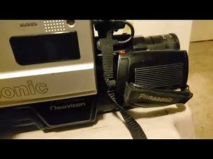 1986 Panasonic Newvicon tube VHS camcorder review model PV-210D