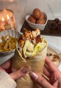 Crispy Chicken Caesar Wrap Recipe - Easy Homemade Wrap