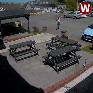 'Mini tornado' spins up outside Welsh pub! | WalesOnline