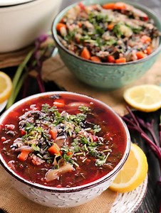 Ciorba de loboda | Romanian purple spinach soup | My Weekend Kitchen