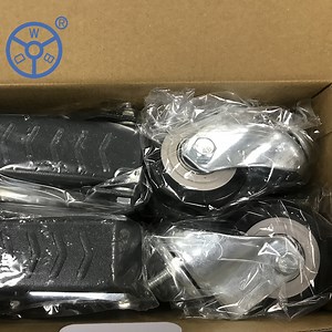 [Hot Item] Workbench Castor Kit 200kg Capacity Retractable All Steel 65mm Construction Urethane up Down Caster Wheels