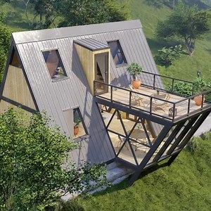 House Design - Minh Tai Design 18 #aframe #aframecabin #aframehouse #cabin #cabindesign #cabinhouse #homedesign #homedesignideas #house #housedesign #housedesignideas #minhtaidesign #prefab #prefabhouse #smallhome #smallhomedesign #smallhouse #smallhousedesign #tinyhome #tinyhouse #tinyhousedesign #aspaxconstructioncompany | Aspax Construction Company