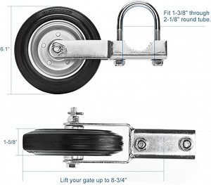 [Hot Item] Adjustable 6 Inch Wheel for Steel Tube Farm Gate