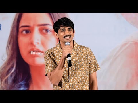Siddharth Speech At Miss You Movie Pre Release Press Meet | MS Talkies