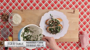 7K views · 76 reactions | Join Inga Witscher to kick off holiday entertaining with homemade decorations and recipes in an all-new special, Around The Farm Table Homemade for the Holidays, premiering 7:30 p.m. Thursday, Dec. 19 on PBS Wisconsin. The program will also air 4:30 p.m. Saturday, Dec. 21 and 11:30 p.m. Monday, Dec. 23 on PBS Wisconsin and will be available to stream at pbswisconsin.org and on the free PBS app shortly after the Thursday, Dec. 19 premiere. | PBS Wisconsin | Facebook