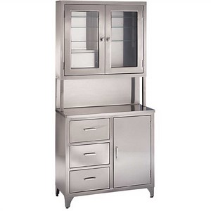[Hot Item] Stainless Steel Freestanding Medical Storage Cabinet/Ss Lab Cabinet