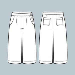 Sew Me Something Curvy Winnie Culottes Sewing Paper Pattern (Size 20-34)