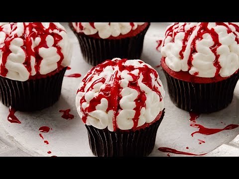 HOW TO MAKE BRAIN CUPCAKES!