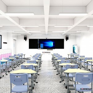 [Hot Item] Plywood School Furniture Collaborative Desk Students and Classroom Assemble Study Table and Chair