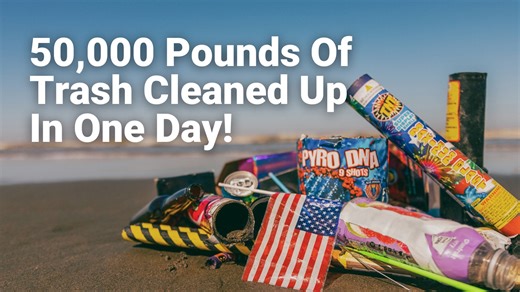 This July 5th, will you help your local beach declare independence from litter and plastic pollution? Without a doubt, the amount of trash collected on July 5th makes it America’s dirtiest beach day of the year. After the celebrations have ended, the firework smoke has faded, and everyone has made their way home, the piles of litter remain. 🗑🥤🚬 Thanks to volunteers like you, last year we removed over 50,000 pounds of trash from coastlines across the country. Join us and sign up to volunteer a