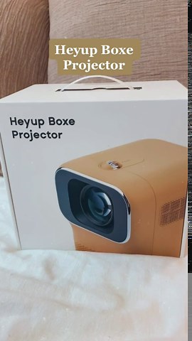 Heyup Boxe Smart Projector, 2022 Upgrade Mini 1080P Portable Movie Projector for Livingroom with WiFi and Bluetooth, Video Projector with iOS Android HDMI USB PS4 Xbox and Remote Control