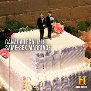 23K views · 681 reactions | On #ThisDayInHistory 2005: Canada legalizes same-sex marriage. Canada was the fourth country in the world, and the first country outside of Europe, to do so. | HISTORY | Facebook