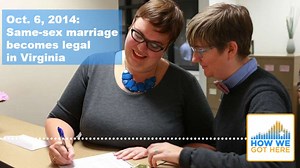 SOUND UP: Virginia has a notorious history when it comes to the rights of the LBGTQ community. We dive deep into the good and bad in our latest episode of How We Got Here, ending with a day of celebration: when same same-sex marriage became legal in Virginia >> https://bit.ly/2Su4d0G | 12 On Your Side