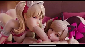 Pink Mercy & Black Cat D.Va