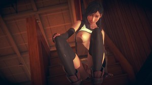 Final Fantasy 7 - Tifa Lockhart masturbatie compilatie - 3D Porno
