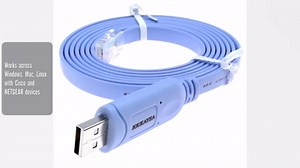 FTDI USB RJ45 Console Cable for Cisco, Juniper, H3C, Ubiquiti, LINKSYS, NETGEAR Routers/Swithes FT232RL Chip Console Cable 1.8M