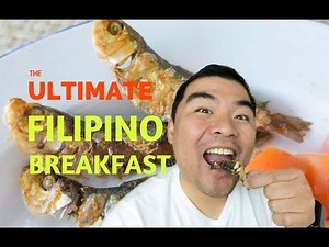 Tasting The Ultimate Filipino Breakfast - Tuyo, Sinangag, Salted Eggs, and Tomato
