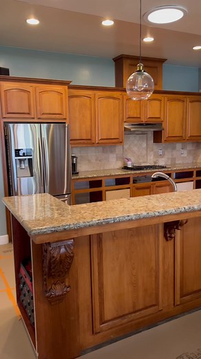 Kitchen renovation in progress! ✨ - #kitchenremodel #kitchendesign #remodeling #renovationproject #kitchenideas #inprogress | MD Renovations & Construction